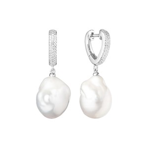 Cercei argint cu perle naturale albe, cristale si tortite DiAmanti SK19119EL_W-G (Argint 925‰ 4 g.) Cercei argint cu perle naturale albe, cristale si tortite DiAmanti SK19119EL_W-G (Argint 925‰ 4 g.)